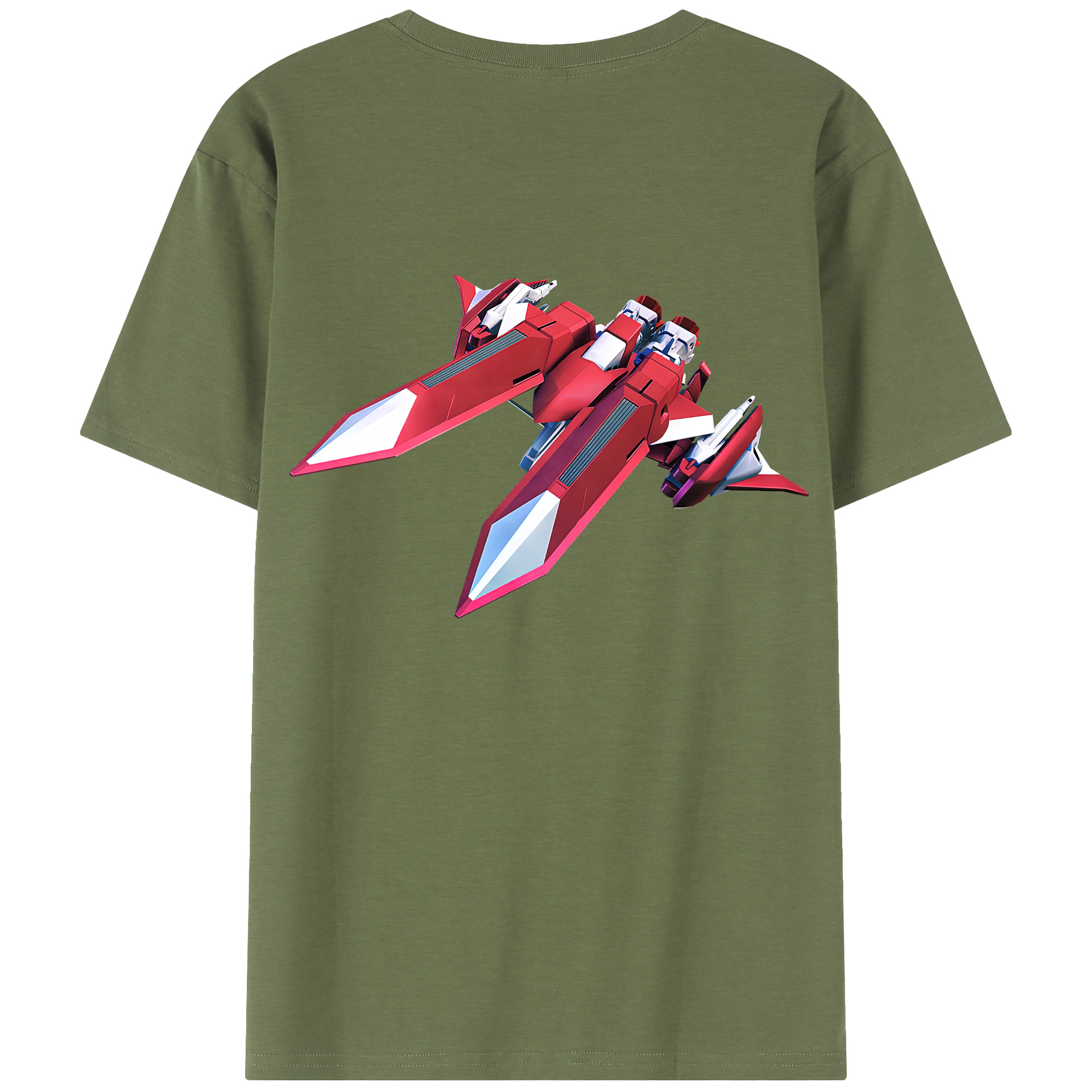 （画像用） 機動戦士ガンダム Mobile Suit Gundam 綿100％半袖Tシャツ（背面プリント）